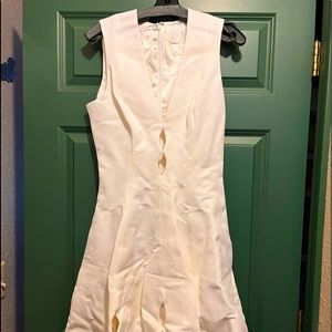 cushnie et ochs white cocktail dress